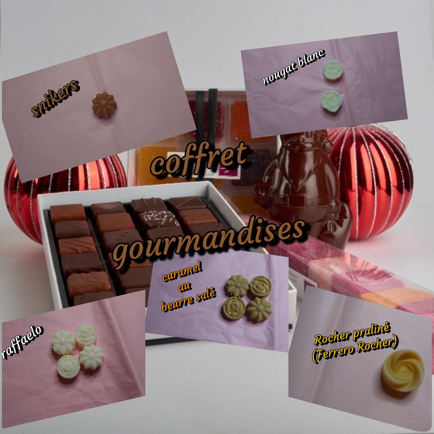 Coffret 5 fondants gourmandises - Les fondants parfumés de nanou