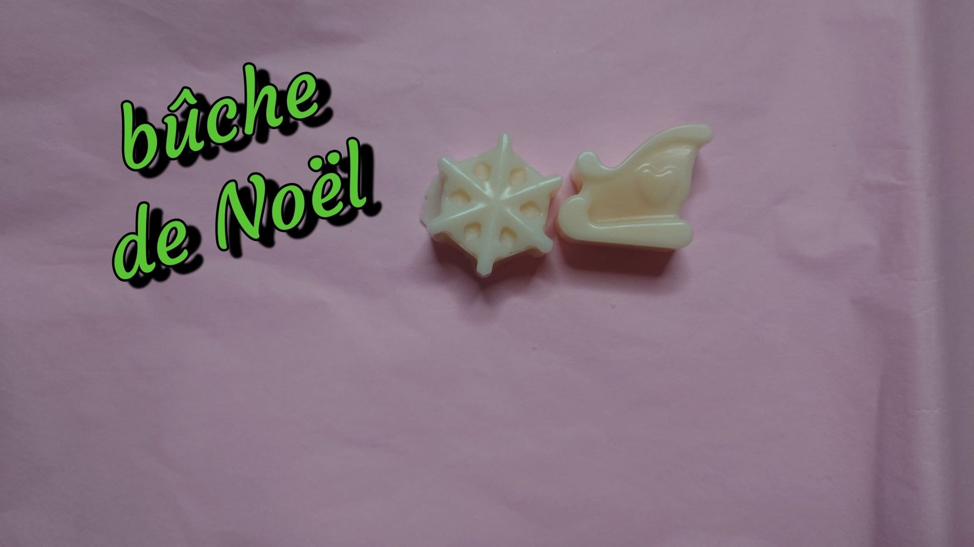 Fondant bûche de noël - Les fondants parfumés de nanou