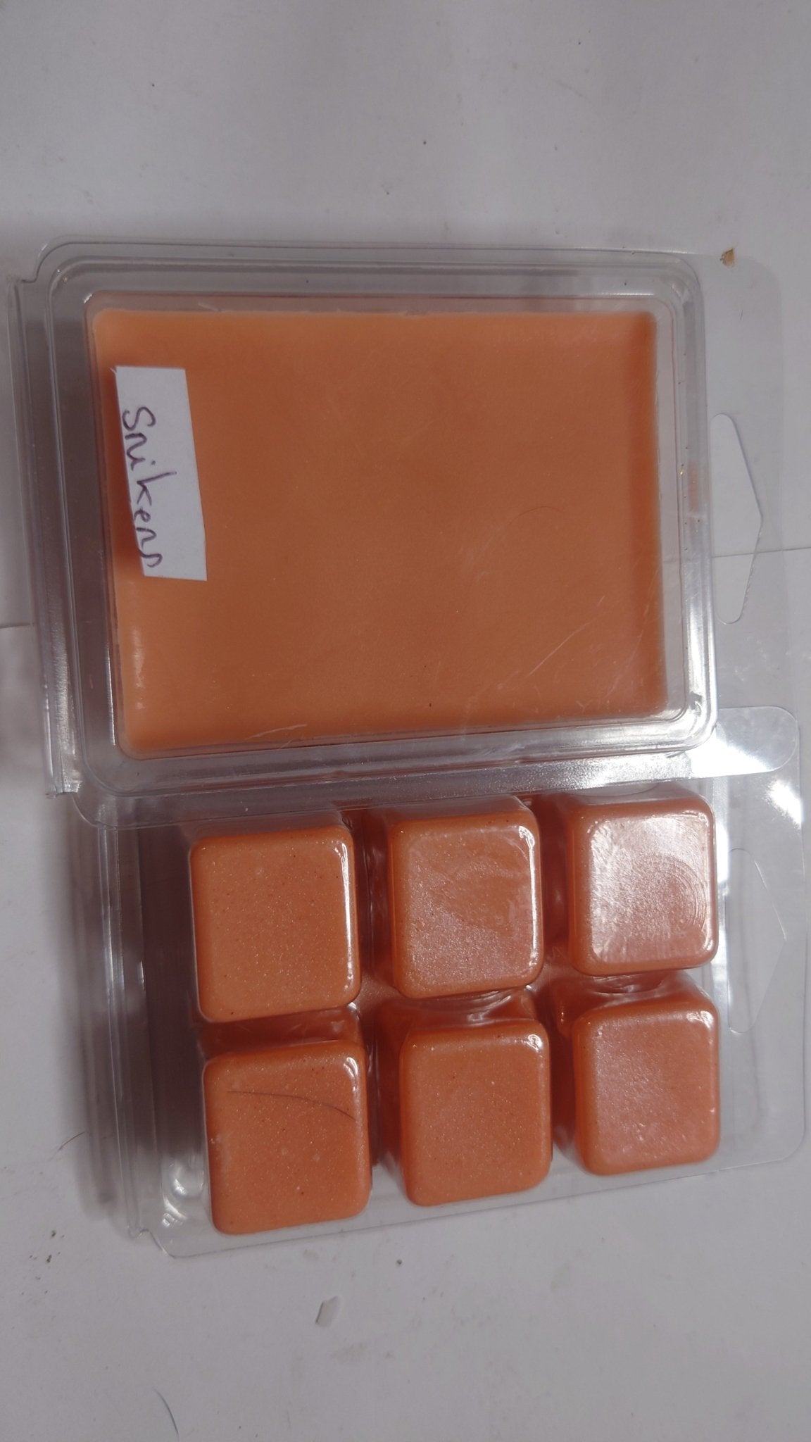 Fondant clamshell (boîte) snikers - Les fondants parfumés de nanou