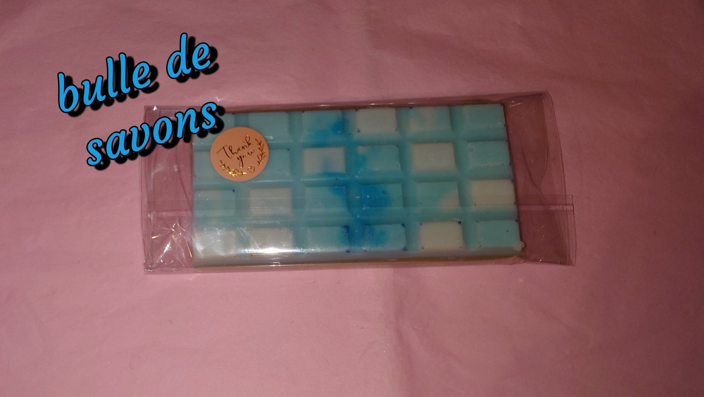 Fondant format tablette bulle de savon - Les fondants parfumés de nanou