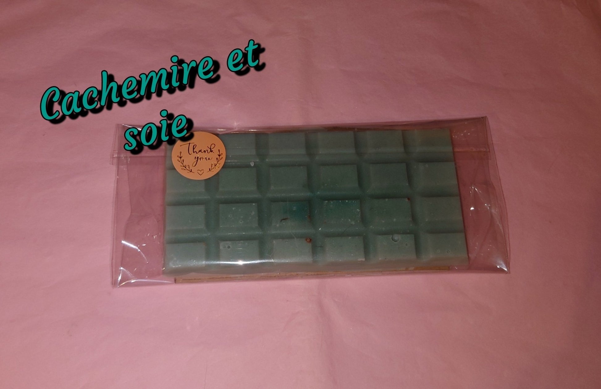 Fondant format tablette cachemire et soie - Les fondants parfumés de nanou