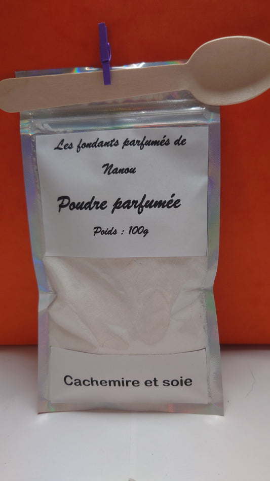 Poudre parfumée pour aspirateur 100g cachemire et soie