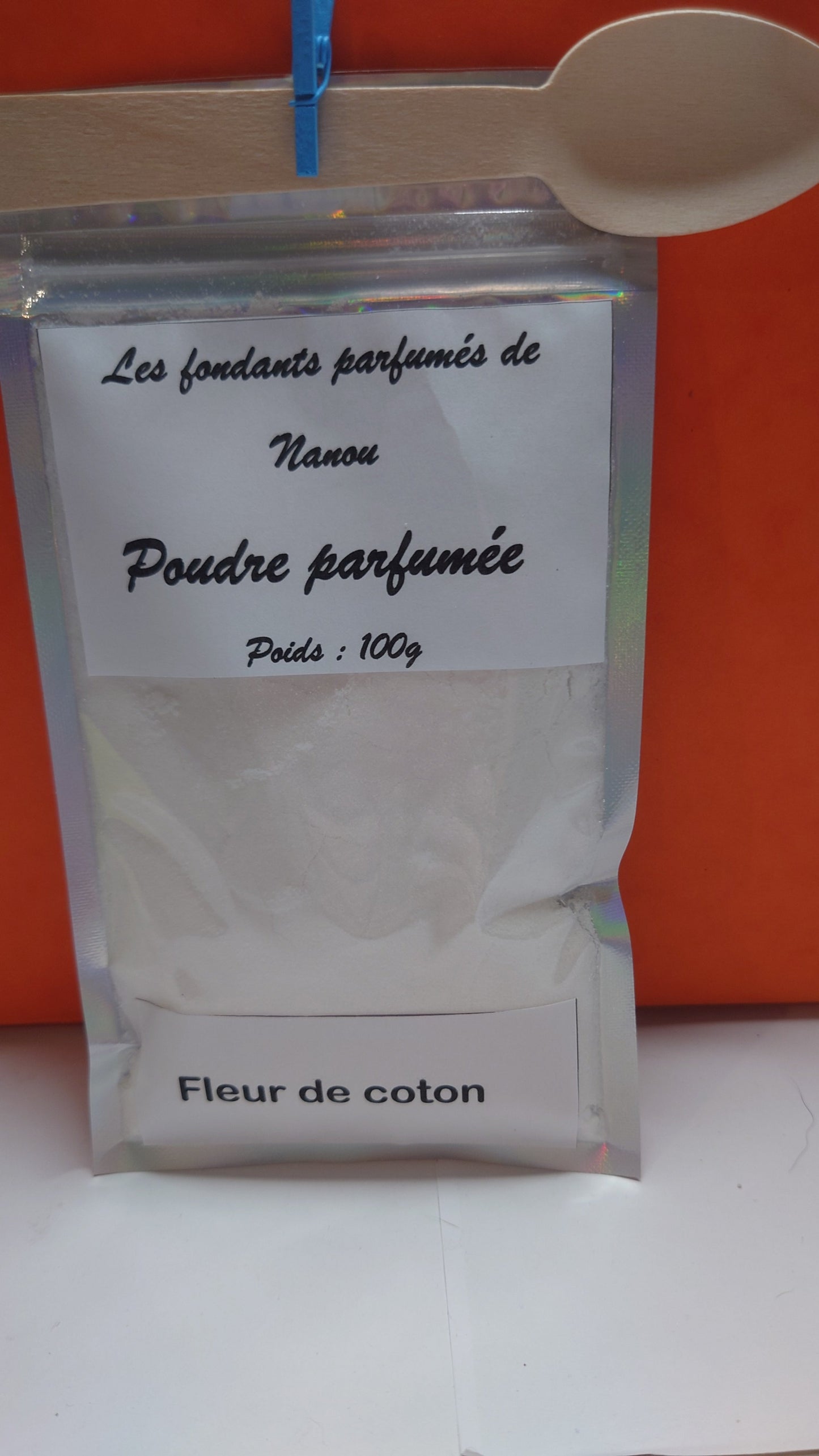 Poudre parfumée pour aspirateur 100g fleur de coton