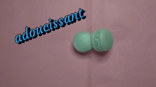 fondant parfumé format macaron Adoucissant