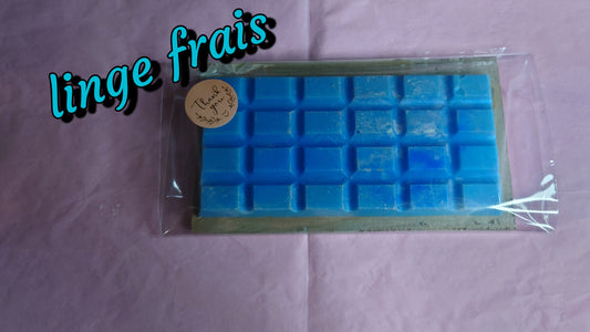 Fondants format tablette linge frais